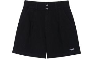 LiNing Женские черные джинсовые шорты