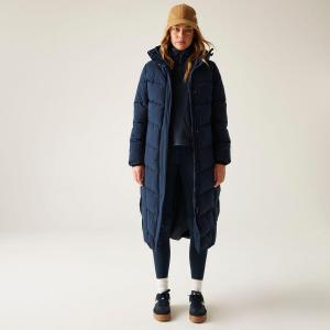 REGATTA Женская длинная утепленная стеганая куртка с капюшоном Eloria