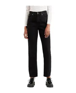 70-Е высокие прямые джинсы Levi'S, черный