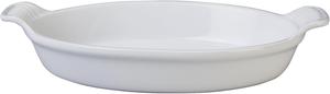 Кастрюля Le CreusetStoneware Heritage Au Gratin, овальная, 170 г, белая