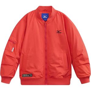 Детская бейсбольная куртка Mizuno, красный