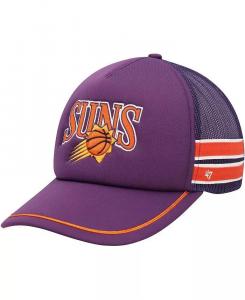 Мужская фиолетовая регулируемая кепка Phoenix Suns Sidebrand Stripes Trucker '47 Brand, фиолетовый