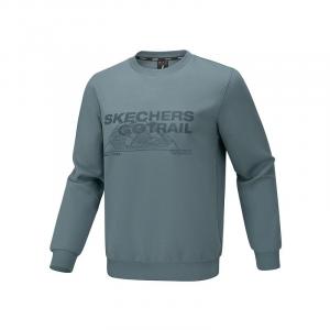 Свитшоты мужские dark gray 00VB Skechers, темно-серый