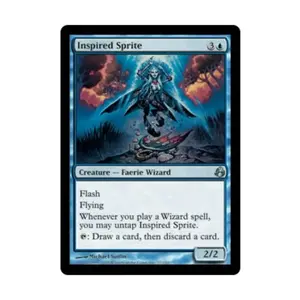 CCG Вдохновленный спрайт (U), MTG - Morningtide