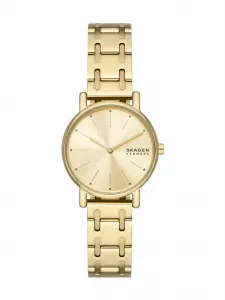 Женские аналоговые часы Skage из нержавеющей стали SKW3124 Skagen, цвет Gold