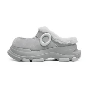 Angelmix Прочные теплые повседневные туфли Angelmi с низким верхом, унисекс, серый хлопок