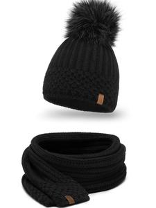 Шапка Vivisence 7016 Set, черный