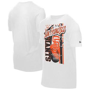 Мужская белая футболка san francisco giants big graphic domestic New Era