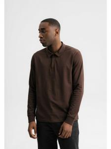 Мужская рубашка-поло с длинными рукавами DIVIT MELA