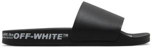Шлепанцы Off-White Industrial Belt Sliders 'Black', черный