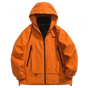 Jeep Куртка для активного отдыха унисекс, Storm Orange[Single Outer Shell+Fleece Liner]