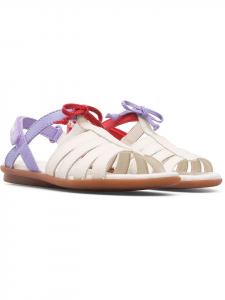 Camper Кожаные сандалии "TWS" кремового цвета