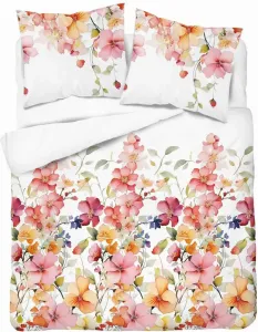 Постельное белье, хлопковый сатин, высокое качество 200x220 5478a Красочные цветы Detexpol