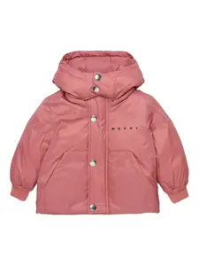 Куртка с капюшоном Marni Kids, розовый