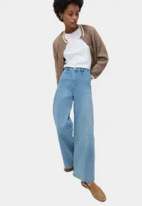 Бесшовные джинсы-клеш с широкими штанинами Marks & Spencer, Light Indigo