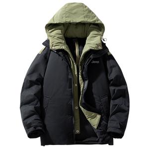 Пуховик унисекс Jeep, хаки