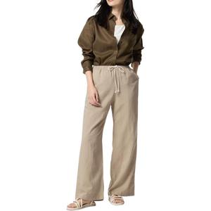 Женские повседневные брюки UNIQLO, темно-бежевый