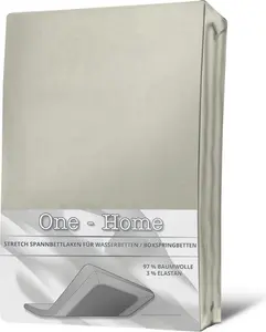 Простыня на резинке 180x200 - 200x220 см с пружинным матрасом из натурального эластана и водяным матрасом One-Home