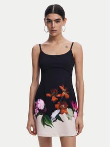 Летнее платье стандартный крой Le Mans 25SWVW16 Desigual, черный