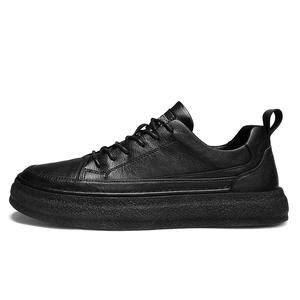 Нескользящие износостойкие низкие мужские кроссовки Mulinsen, Black[Leather Shoe Size: Size 40 In This Model = Athletic Shoes 41]