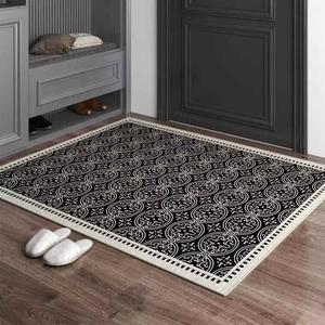AOVOC Ковер 140х160 см для прихожей в винтажном стиле, антискользящий, Victoria Entrance Mat 01