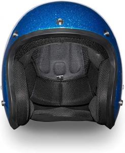 Мотоциклетный шлем Daytona Helmets с полушлемом - одобрен DOT [графика]…, Blue Metal Flake