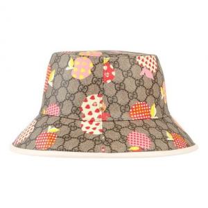 Бейсболка Gucci Les Pommes Bucket Hat 'Beige', желто-коричневый