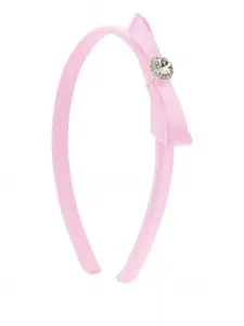 Повязка на голову с бантом Monnalisa, розовый
