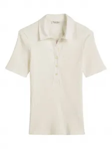 Ребристый топ-поло Marc O'Polo, белый