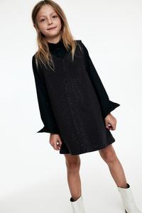 Джинсовое платье с украшениями H&M, черный