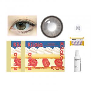 Контактные линзы Sweet Shop Collection полугодовой замены 1 шт *2 с футляром и раствором для ухода Kilala
