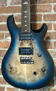 Paul Reed Smith, PRS SE "Exotic" Custom 24-08 Poplar Burl - Lake Blue Midnight Burst, Покупайте у независимых магазинов, Будьте счастливы!