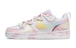 Nike Кроссовки Court Borough Heartbeat Love Confession Low top Skateboard Shoes Multicolor Kids'