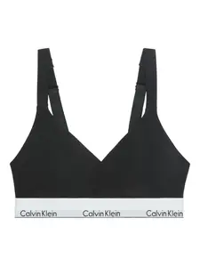 Бюстгальтер с логотипом Calvin Klein, черный