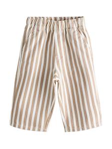 Next Обычные брюки в коричневом и белом цвете