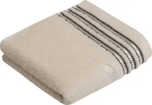 Полотенце Vossen "Cult de Luxe", (2 шт.), с блестящей каймой 50х100 см (2 шт.), слоновая кость