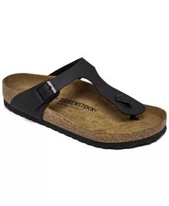 Женские сандалии Gizeh Birko-Flor от Finish Line Birkenstock, черный