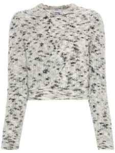 MOSCHINO JEANS свитер с косами, серый