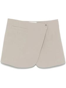 Coperni мини-юбка строгого кроя, нейтральный
