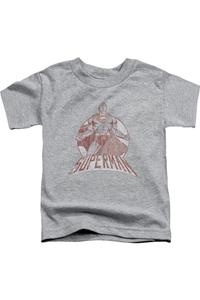 Футболка с коротким рукавом Superman Super Bad для малышей Gildan, Athletic Heather