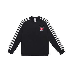 Свитшот Unisex с 3 полосками Adidas, черный