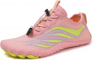 Женские и мужские водные туфли, спортивная пляжная обувь, плавательные туфли, быстро сохнущие, нескользящие, заземленные, спортивная и туристическая обувь для активного отдыха на природе Generic, розовый