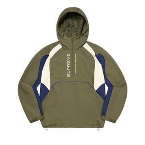 Пуловер Supreme Paneled Half Zip Pullover, Olive