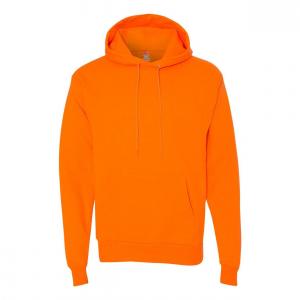 Толстовка с капюшоном Hanes Ecosmart, цвет Safety Orange