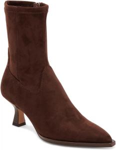 Женские ботильоны VOMIRA с заостренным носком, невысокими стойкими каблуками, черные кожаные ботинки с боковой молнией, короткие ботильоны на осень и зиму