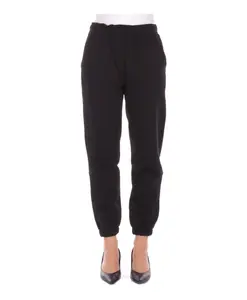 Черные хлопчатобумажные брюки с карманами Lacoste, черный