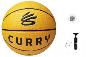 Under Armour Баскетбольный мяч PU ярко-желтый размер 7 тренировочный унисекс