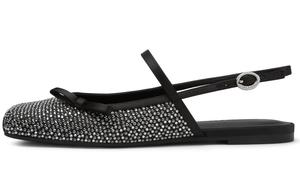 CHARLES&KEITH Маленькие женские повседневные туфли CK 1 см черные текстурированные, цвет BLACK TEXTURED Black Textured