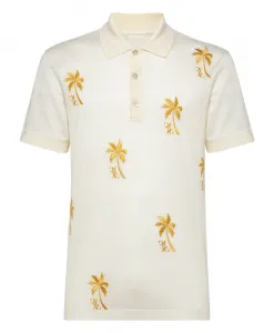 Пальмы на футболках поло Billionaire, белый