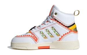 Adidas originals Drop Step Kids Кроссовки для скейтбординга для детей, White/Orange